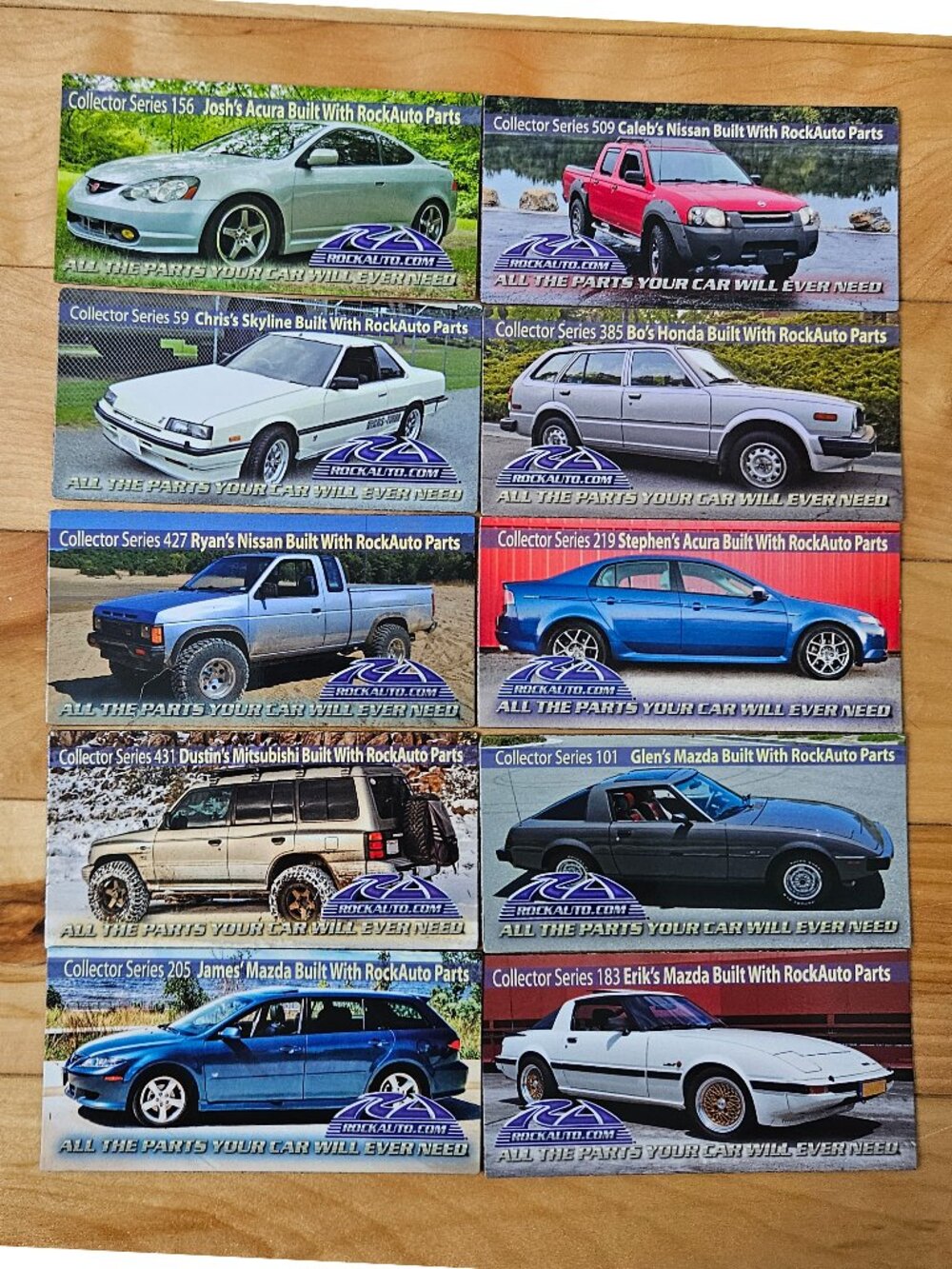 10 pc ROCKAUTO MAGNET LOT
